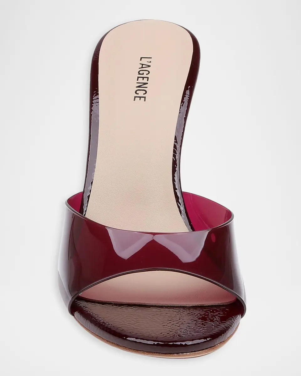 L'Agence 95mm Avery Suede Mules | Thumbnail 3