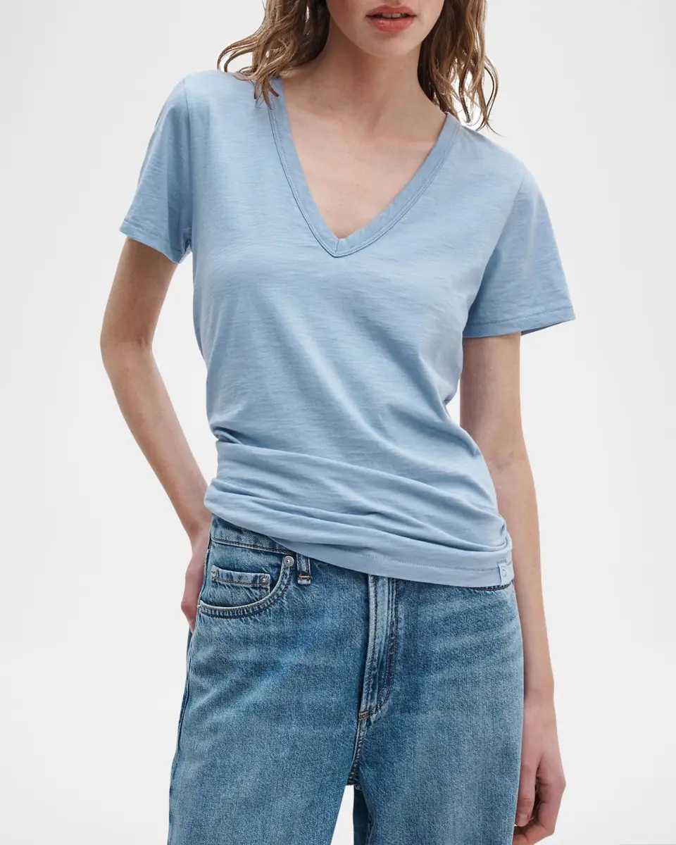 rag & bone The Slub Vee T-Shirt | Thumbnail 3 rag & bone The Slub Vee T-Shirt | Thumbnail 3
