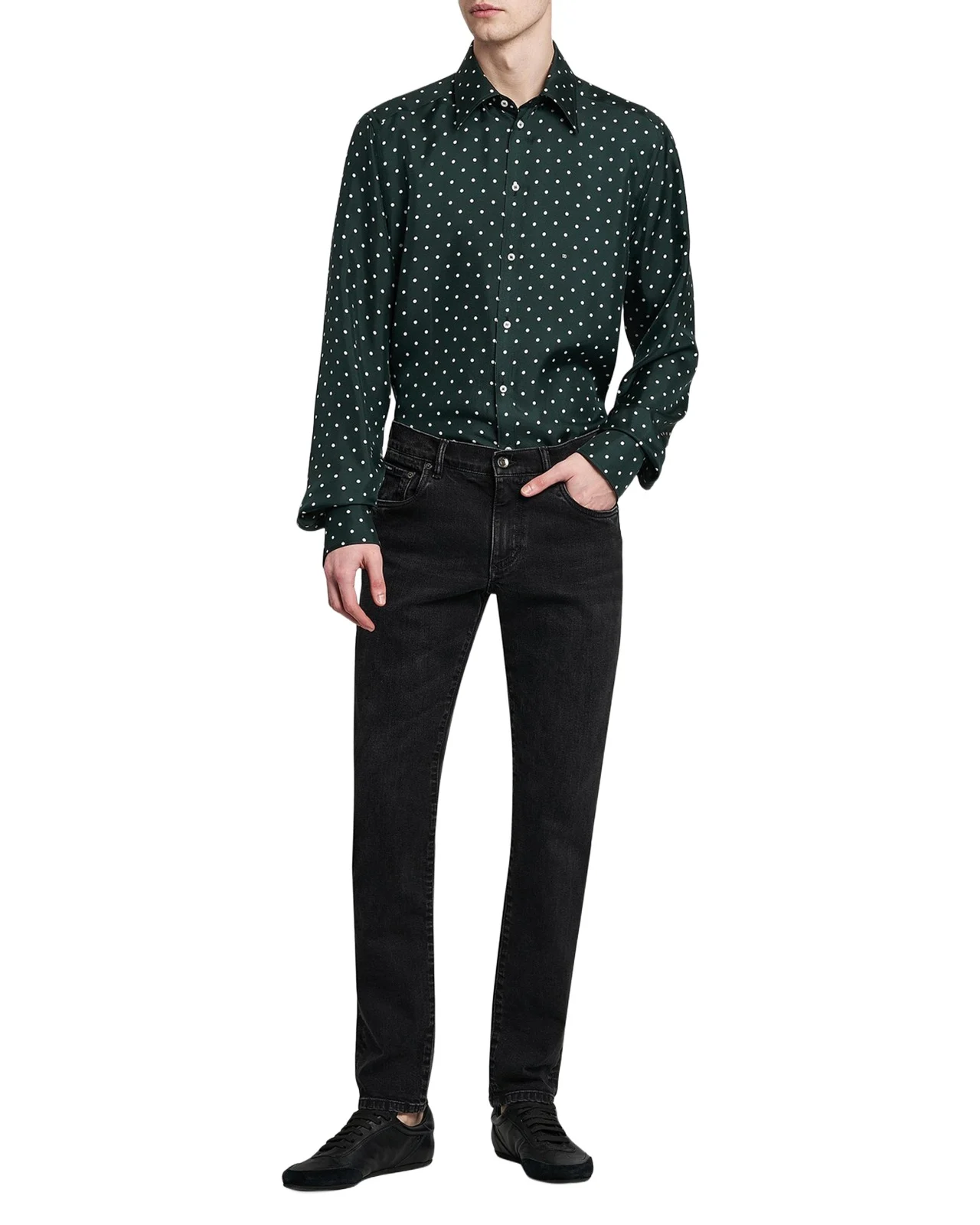 Men's Black Denim Skinny Jeans