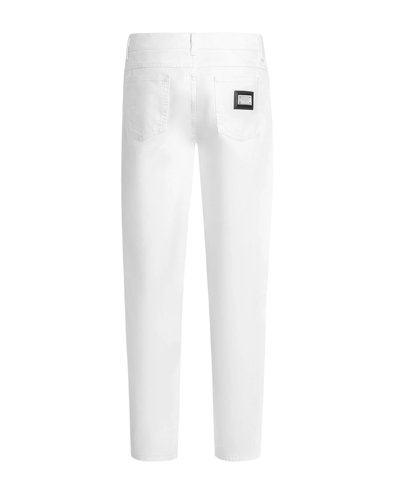 Men's White Denim Skinny Jeans