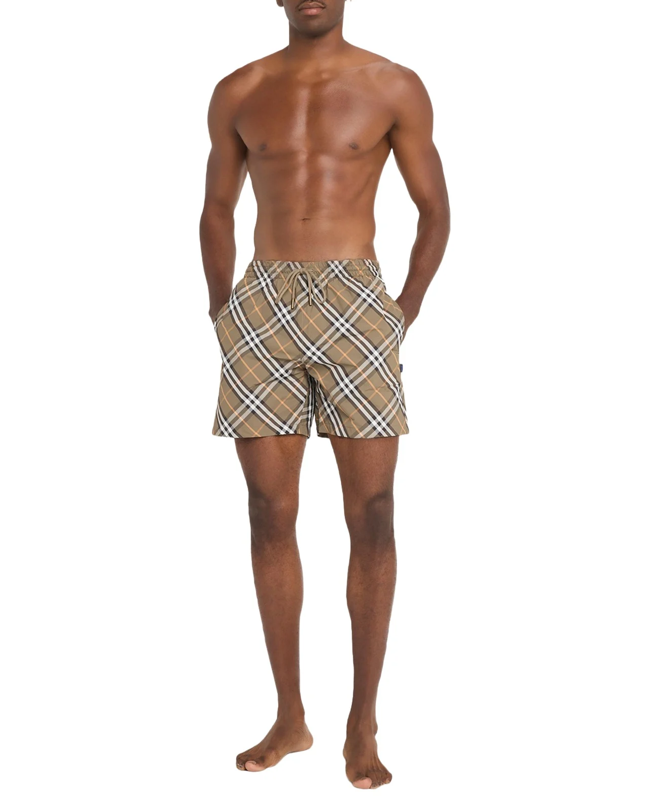 Burberry Men's Signature Check Swim Trunks
