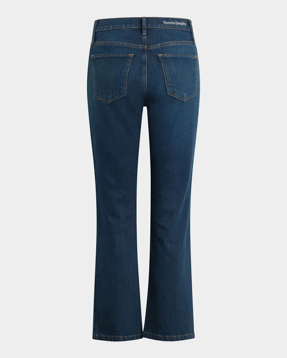 Favorite Daughter The Dot Mid-Rise Straight Denim Jeans | Thumbnail 4 Favorite Daughter The Dot Mid-Rise Straight Denim Jeans | Thumbnail 4