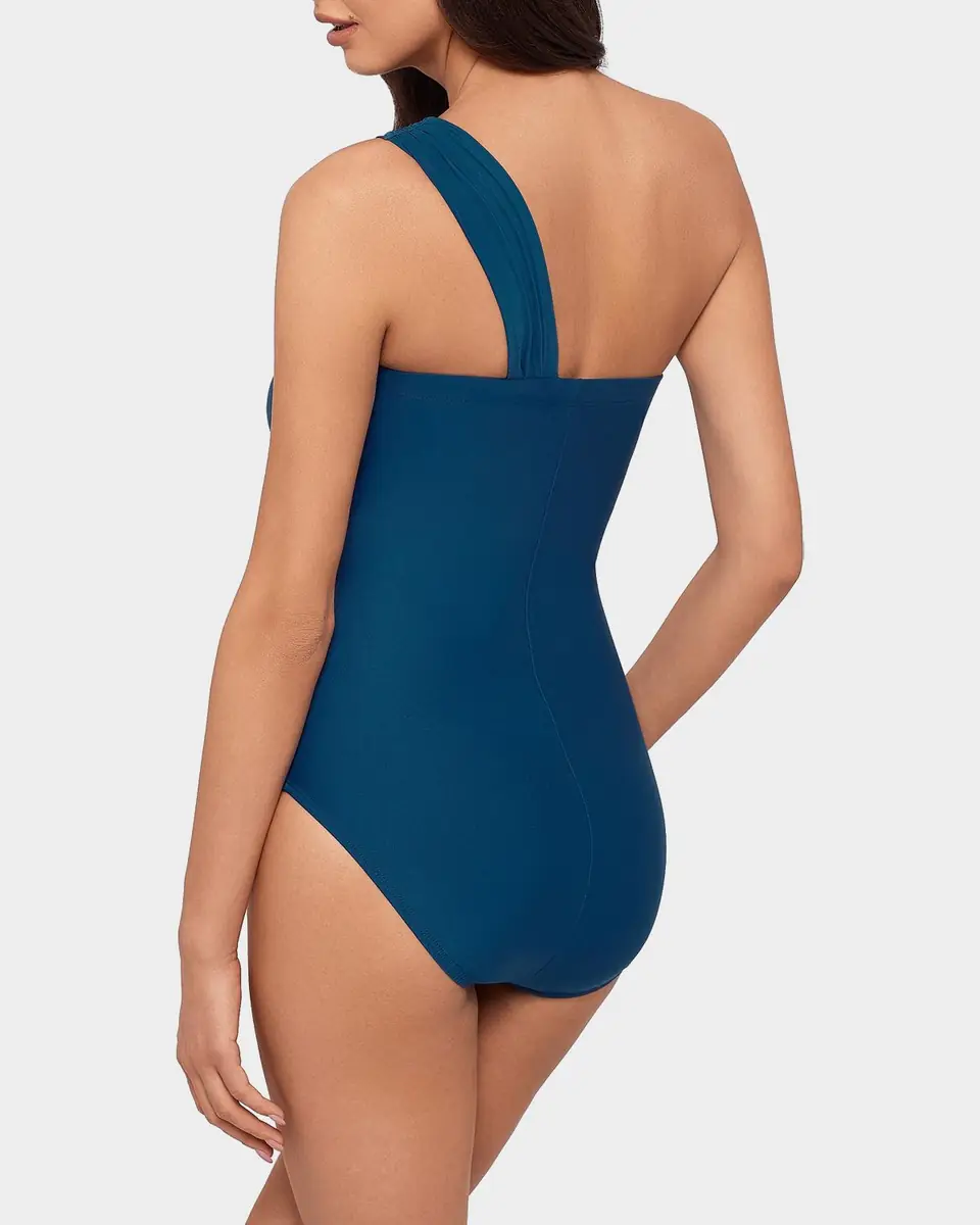 Magicsuit Goddess Ruched Wrap-Front One-Piece Swimsuit | Thumbnail 3