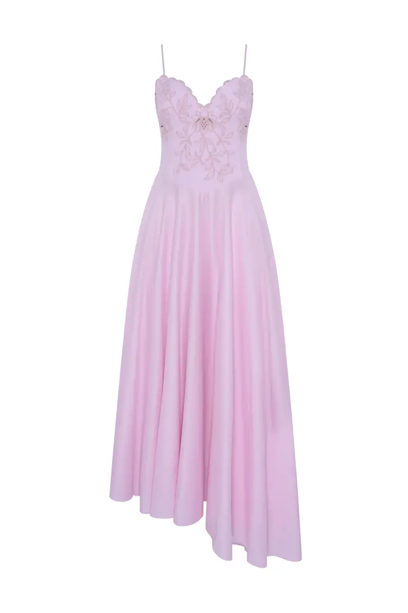 PatBo TRICOLINE LOTUS MAXI DRESS | Thumbnail 2