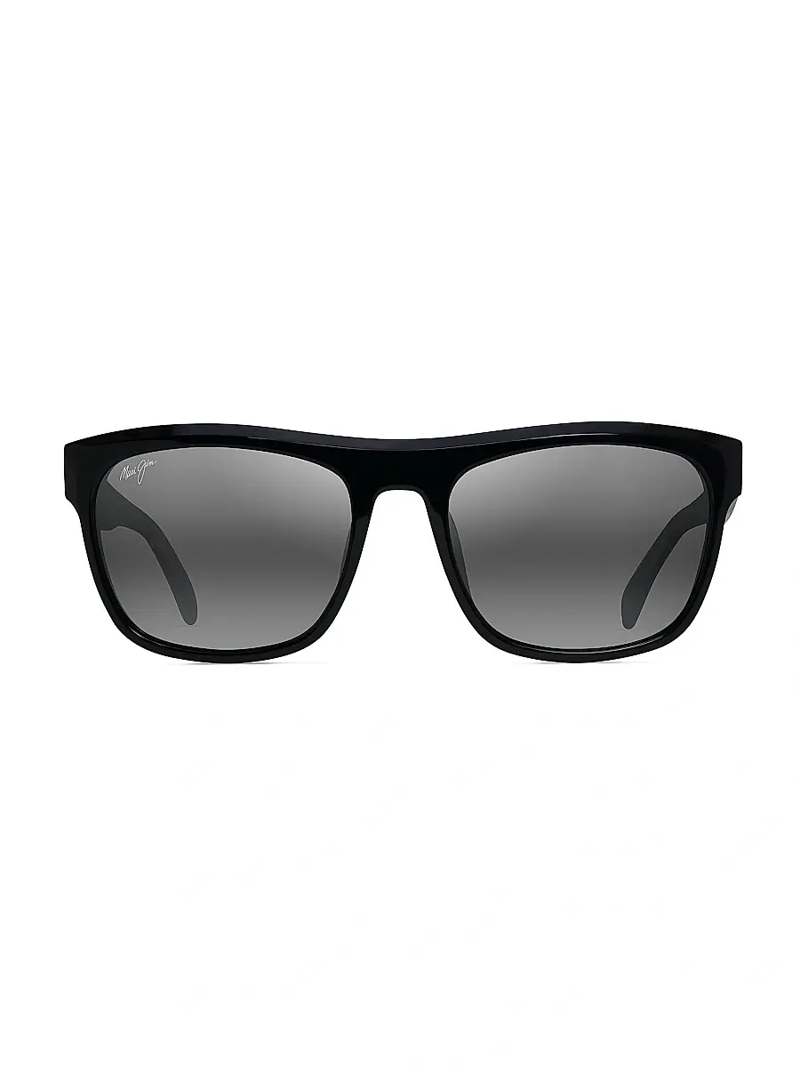 Maui Jim Men's S-Turns 56MM Rectangular Sunglasses | Thumbnail 2 Maui Jim Men's S-Turns 56MM Rectangular Sunglasses | Thumbnail 2