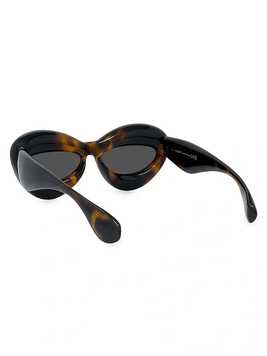 Loewe Men's 55MM Inflated Cat-Eye Sunglasses | Thumbnail 4 Loewe Men's 55MM Inflated Cat-Eye Sunglasses | Thumbnail 4