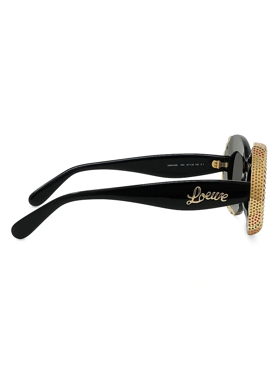 Loewe Men's x Paula's Ibiza 47MM Oval Sunglasses | Thumbnail 7 Loewe Men's x Paula's Ibiza 47MM Oval Sunglasses | Thumbnail 7