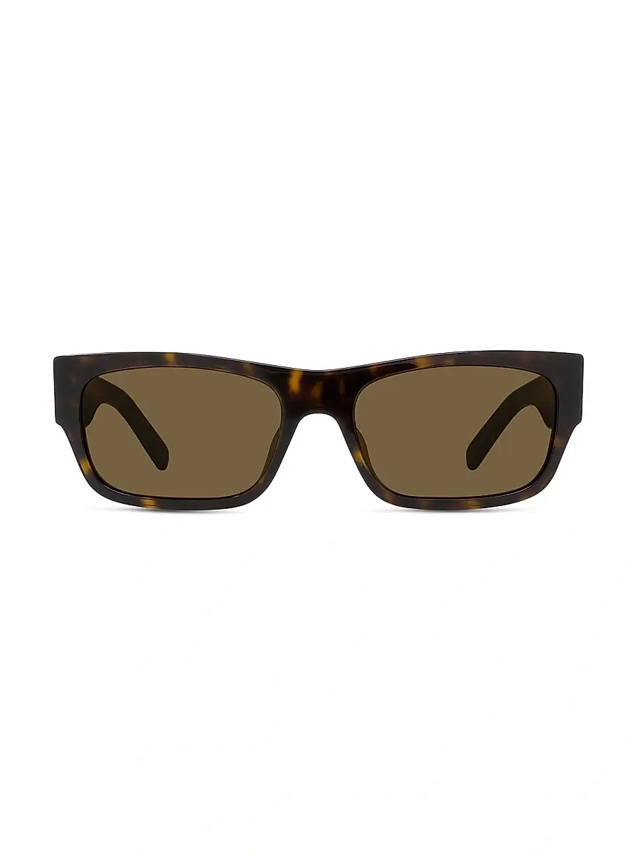 Givenchy Men's 4G 56MM Rectangular Sunglasses | Image 1 Givenchy Men's 4G 56MM Rectangular Sunglasses | Image 1