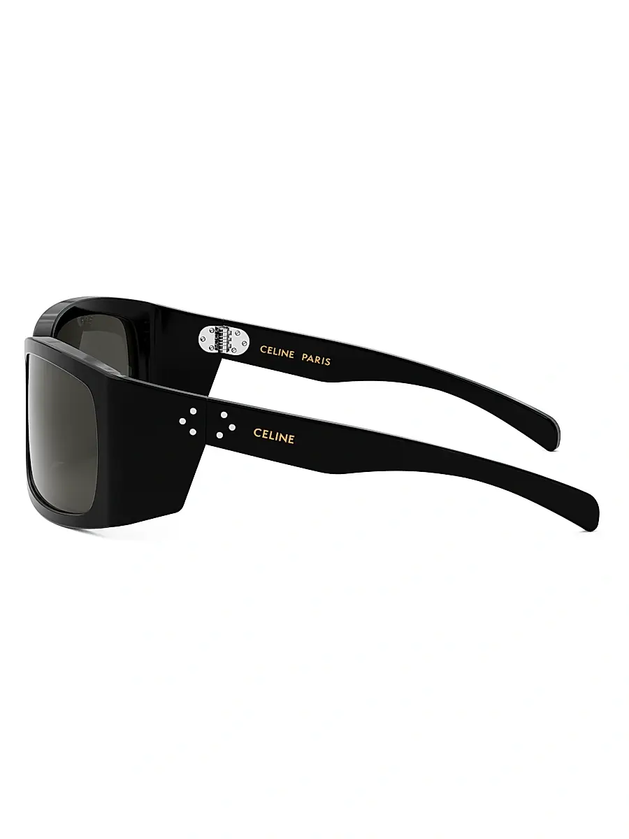 Celine Men's Bold 62MM Mask Sunglasses | Thumbnail 4