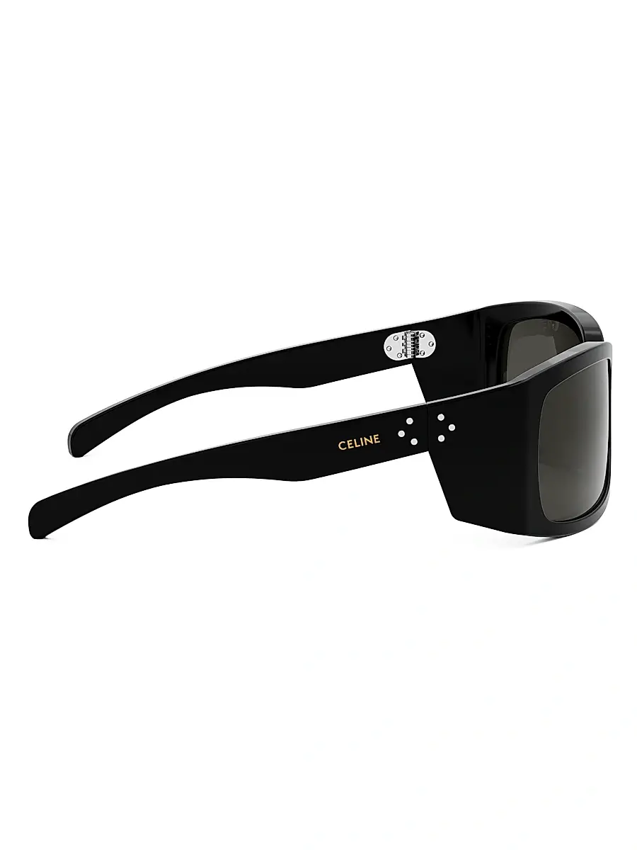 Celine Men's Bold 62MM Mask Sunglasses | Thumbnail 8