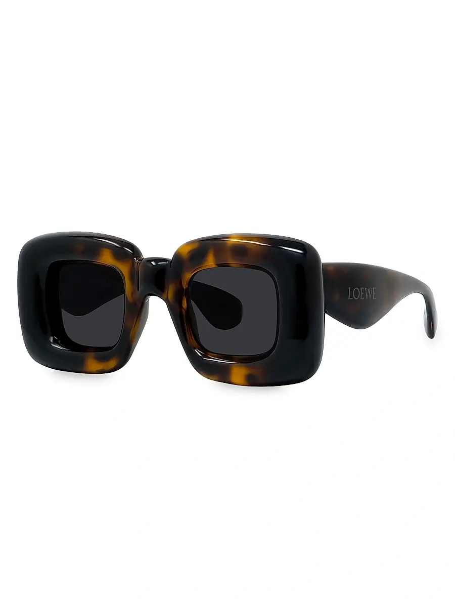 Loewe Men's Square 55MM Acetate Sunglasses | Thumbnail 2