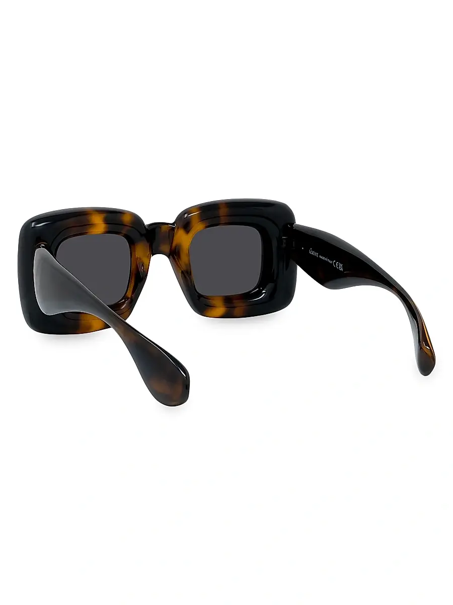 Loewe Men's Square 55MM Acetate Sunglasses | Thumbnail 4