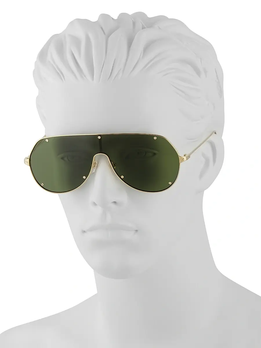 Cartier Men's Santos De Ct0324s-001 99MM Sunglasses | Thumbnail 4