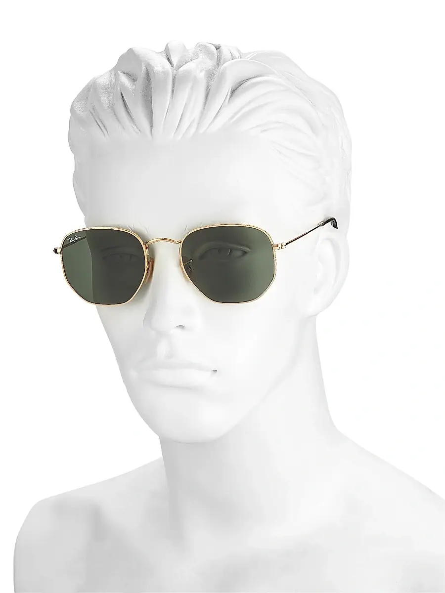 Ray-Ban Men's RB3548N 47.5MM Round Sunglasses | Thumbnail 4 Ray-Ban Men's RB3548N 47.5MM Round Sunglasses | Thumbnail 4