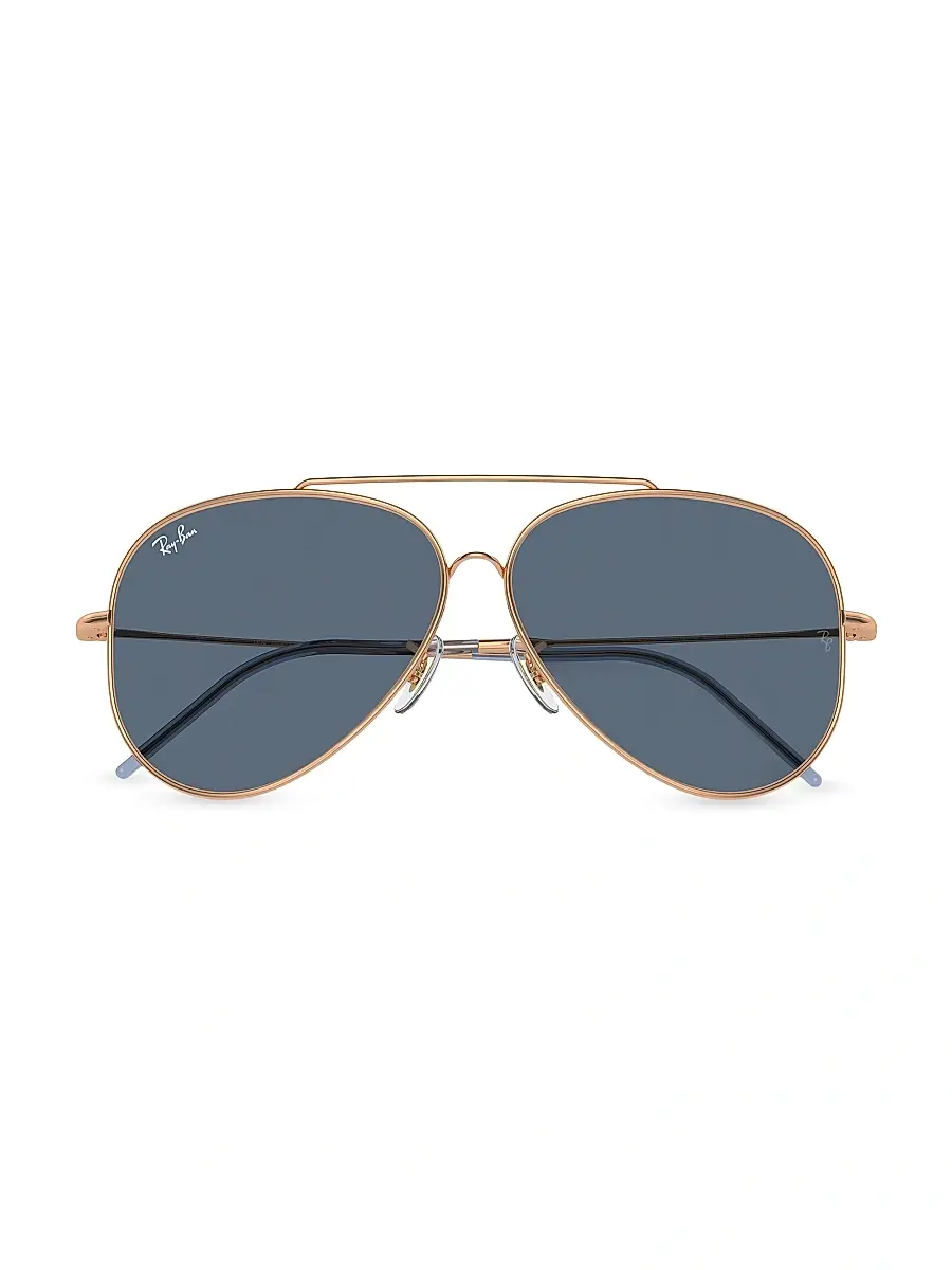 Ray-Ban Men's RBR0101S 59MM Reverse Aviator Sunglasses | Thumbnail 6