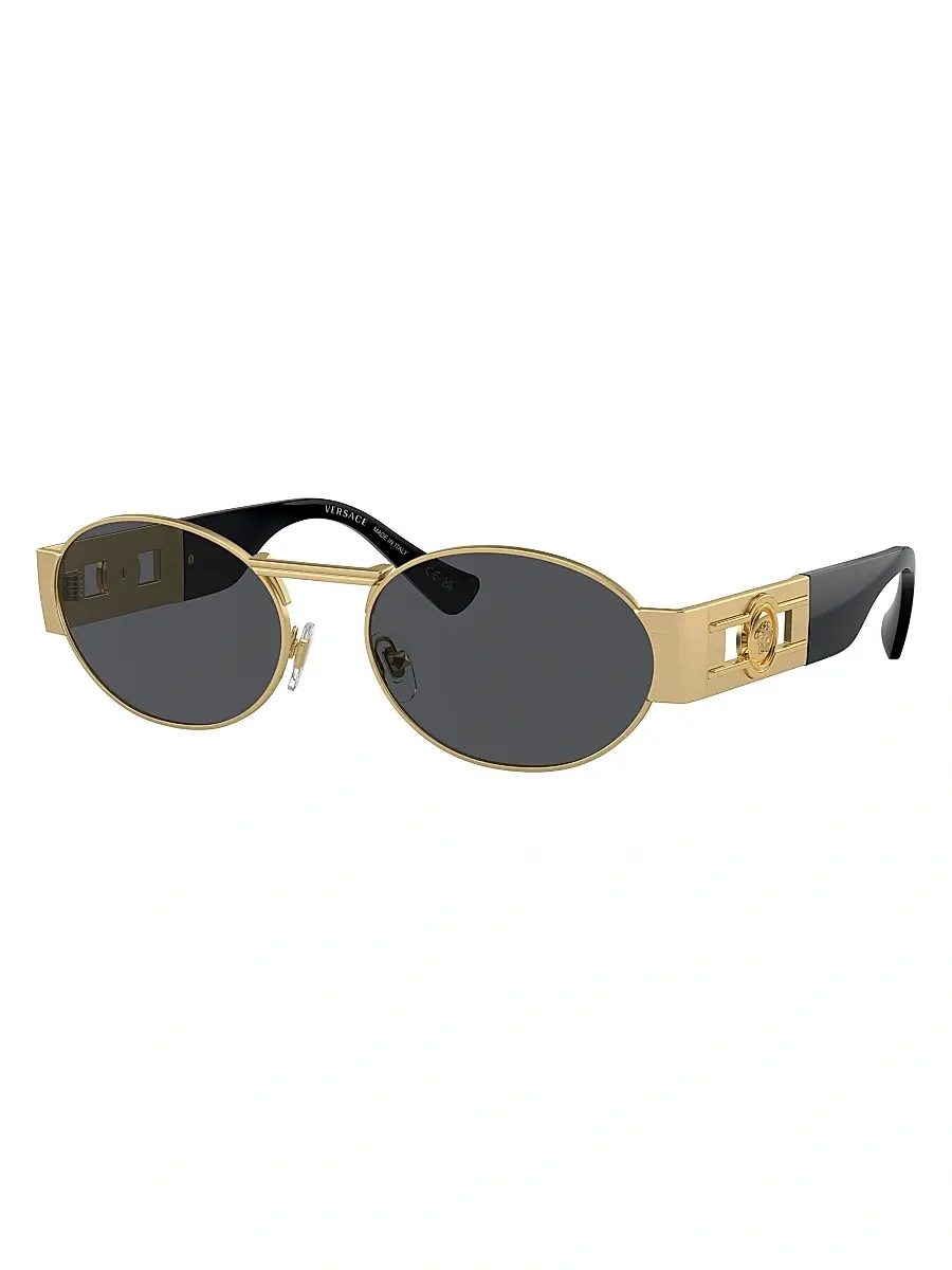 Versace Men's 56MM Oval Sunglasses | Thumbnail 2
