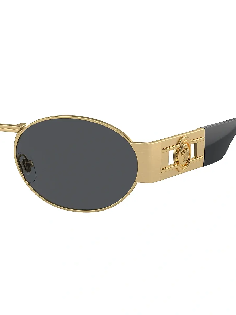 Versace Men's 56MM Oval Sunglasses | Thumbnail 3