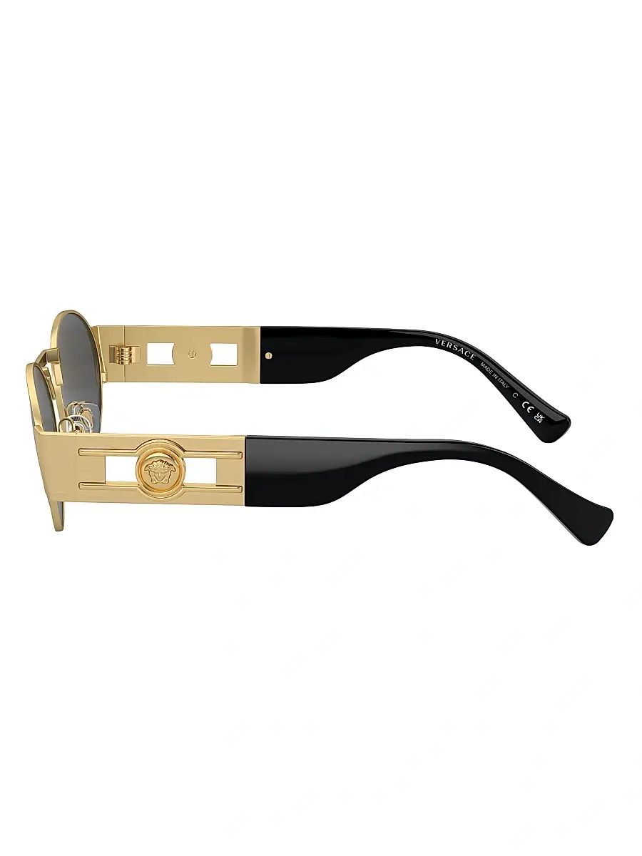 Versace Men's 56MM Oval Sunglasses | Thumbnail 4