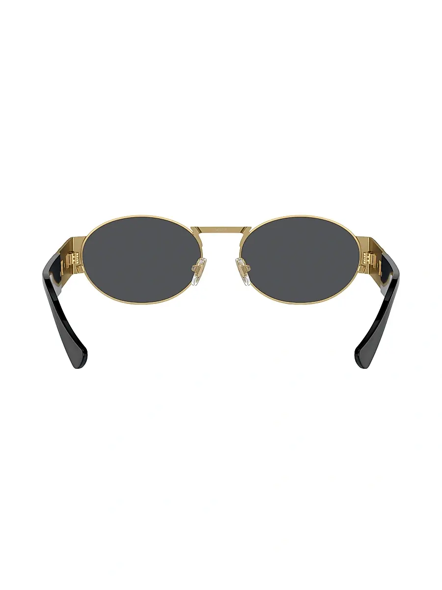 Versace Men's 56MM Oval Sunglasses | Thumbnail 5