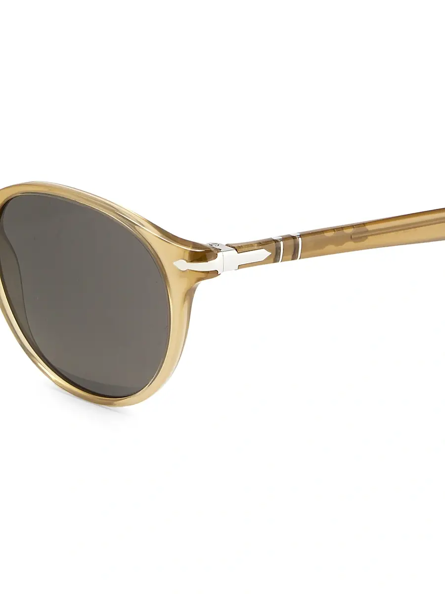 PERSOL Men's 52MM Round Sunglasses | Thumbnail 3 PERSOL Men's 52MM Round Sunglasses | Thumbnail 3