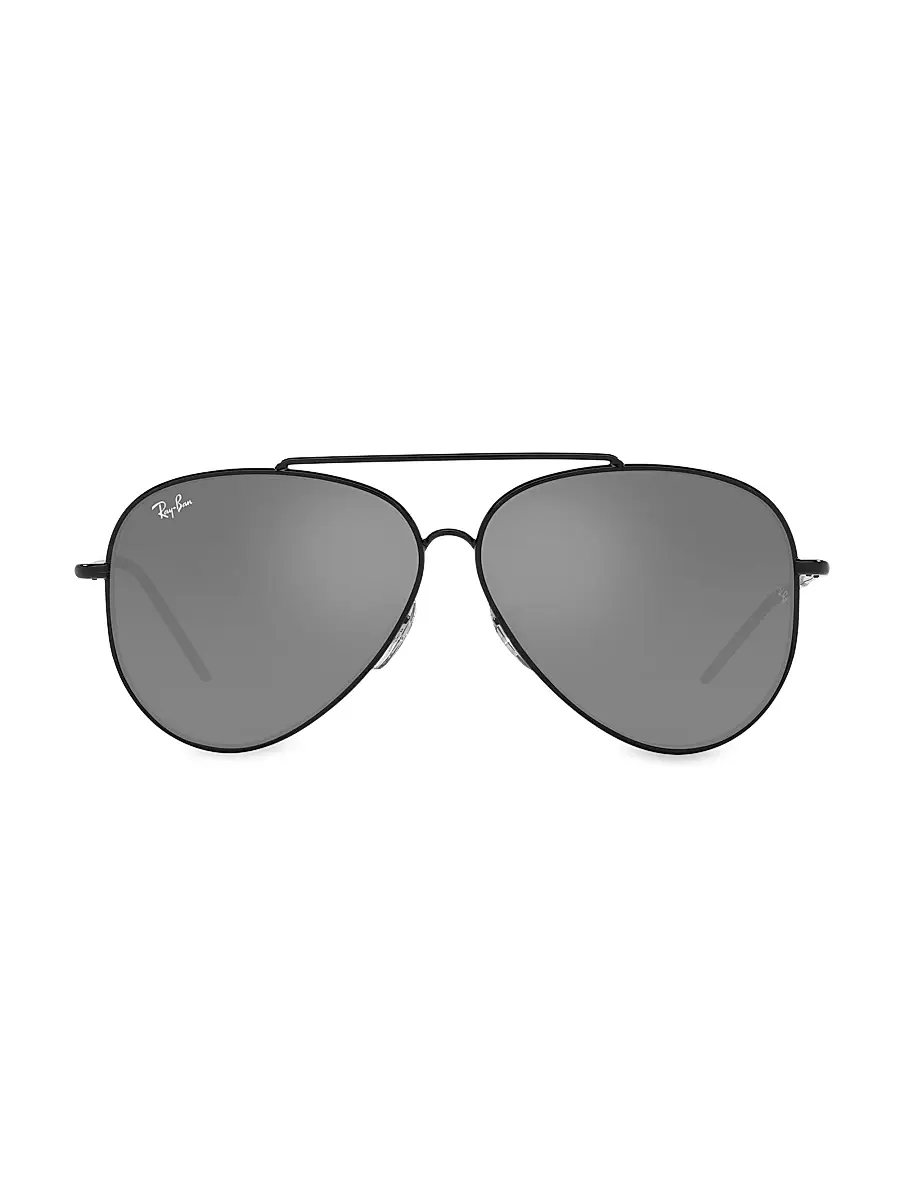 Ray-Ban Men's RBR0101S 59MM Reverse Aviator Sunglasses | Image 1 Ray-Ban Men's RBR0101S 59MM Reverse Aviator Sunglasses | Image 1