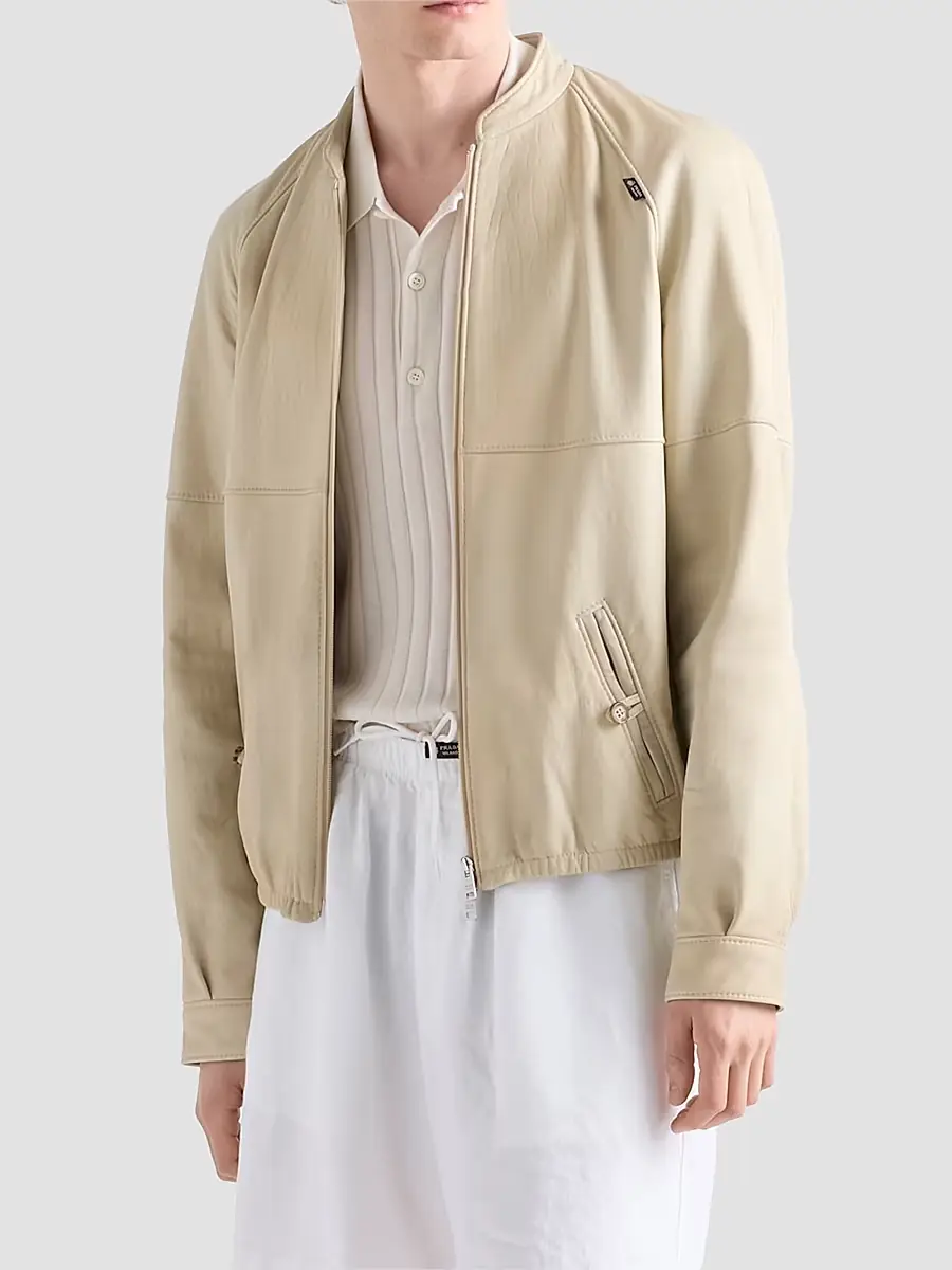 Prada Men's Nappa Leather Jacket | Thumbnail 2