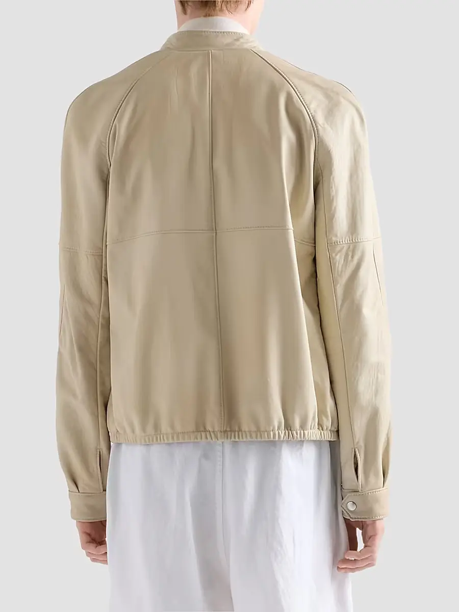Prada Men's Nappa Leather Jacket | Thumbnail 4