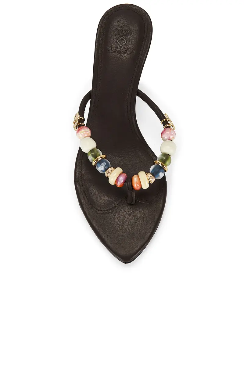 Casablanca Beaded Sandal | Thumbnail 4 Casablanca Beaded Sandal | Thumbnail 4