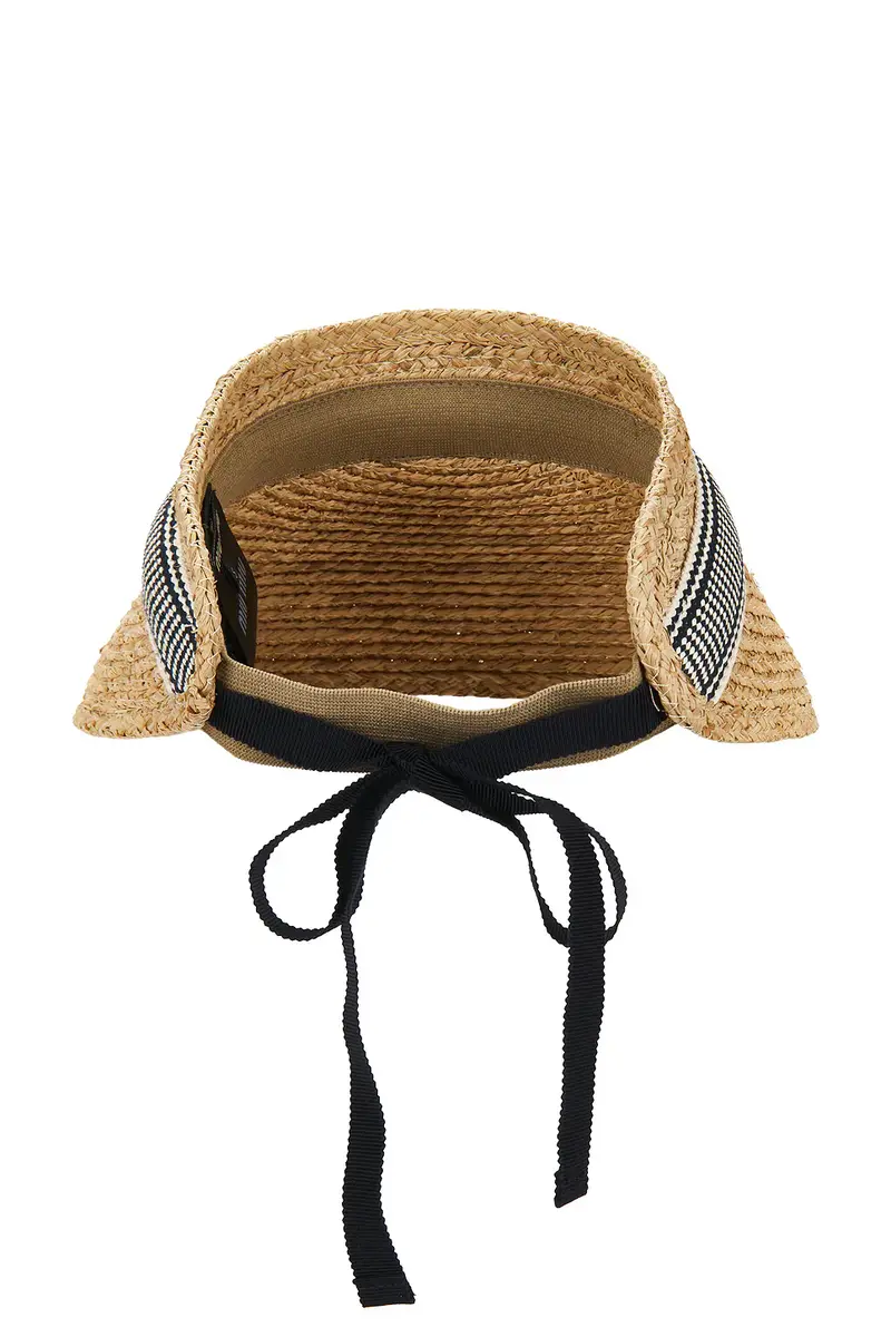 Miu Miu Rafia Nastro Visor Hat | Thumbnail 3 Miu Miu Rafia Nastro Visor Hat | Thumbnail 3