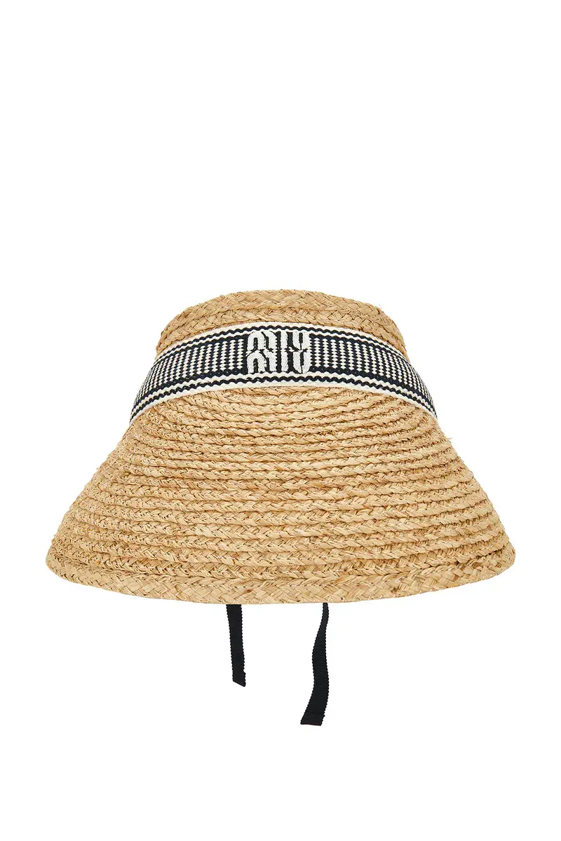 Rafia Nastro Visor Hat Rafia Nastro Visor Hat