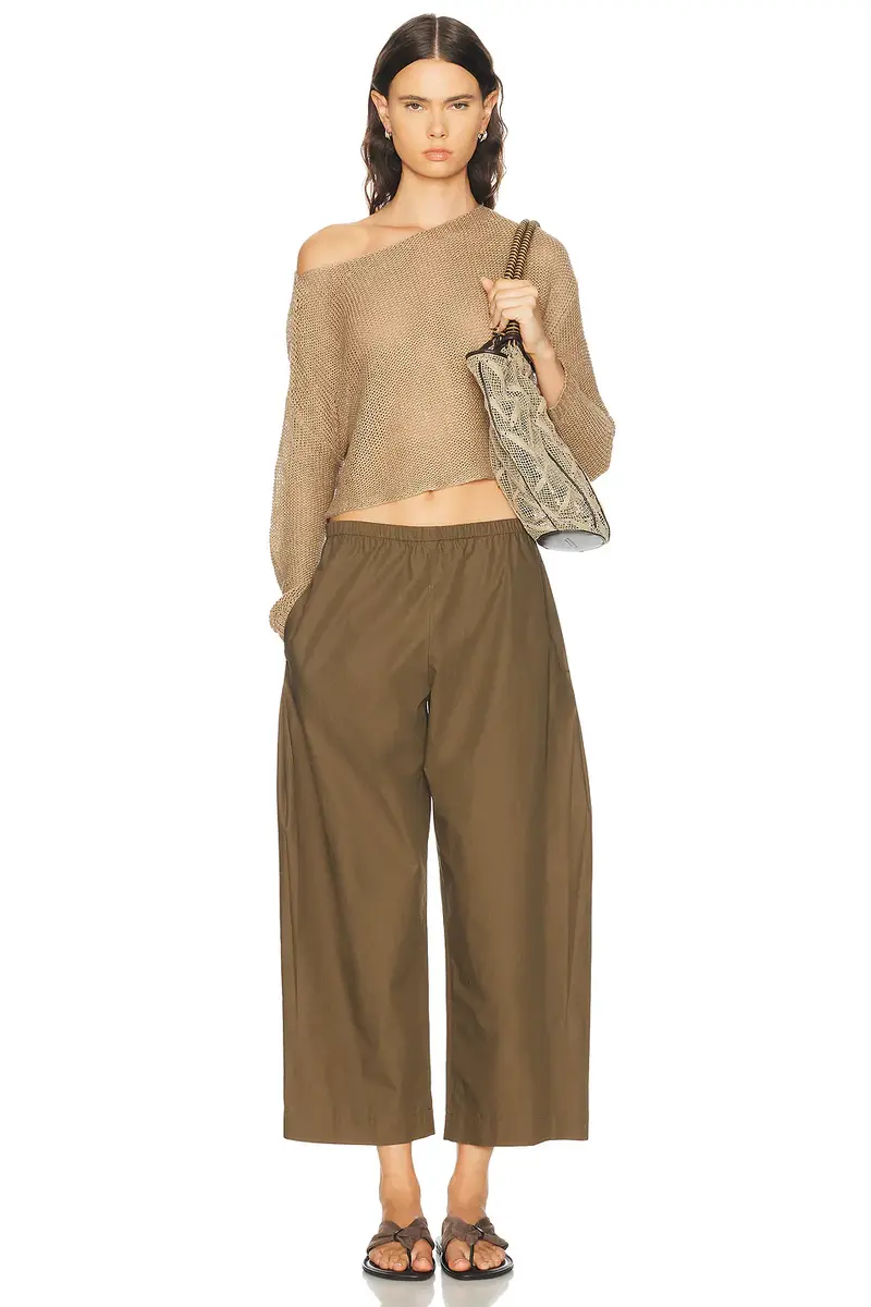ENZA COSTA Linen Open Bateau Sweater | Thumbnail 5