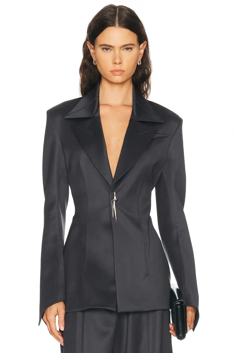 Grace Ling Knife Sheath Tailored Blazer | Thumbnail 2