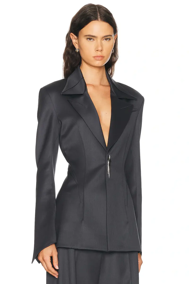 Grace Ling Knife Sheath Tailored Blazer | Thumbnail 3