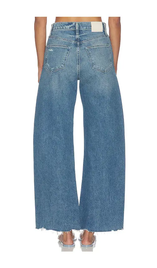 PAIGE Arellia Skimmer Covered Button Fly Jeans | Thumbnail 4