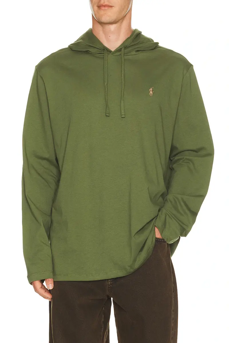 Polo Ralph Lauren Long Sleeve Hooded T-Shirt | Thumbnail 3 Polo Ralph Lauren Long Sleeve Hooded T-Shirt | Thumbnail 3