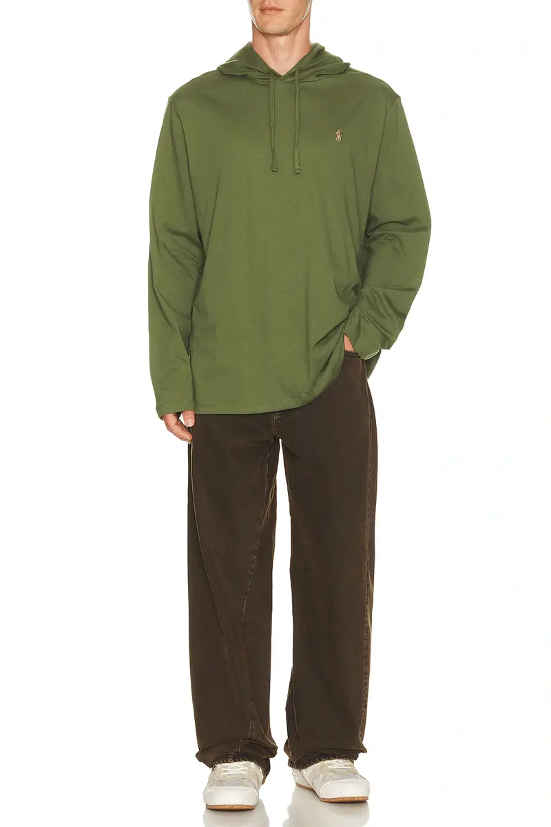 Polo Ralph Lauren Long Sleeve Hooded T-Shirt | Thumbnail 5 Polo Ralph Lauren Long Sleeve Hooded T-Shirt | Thumbnail 5