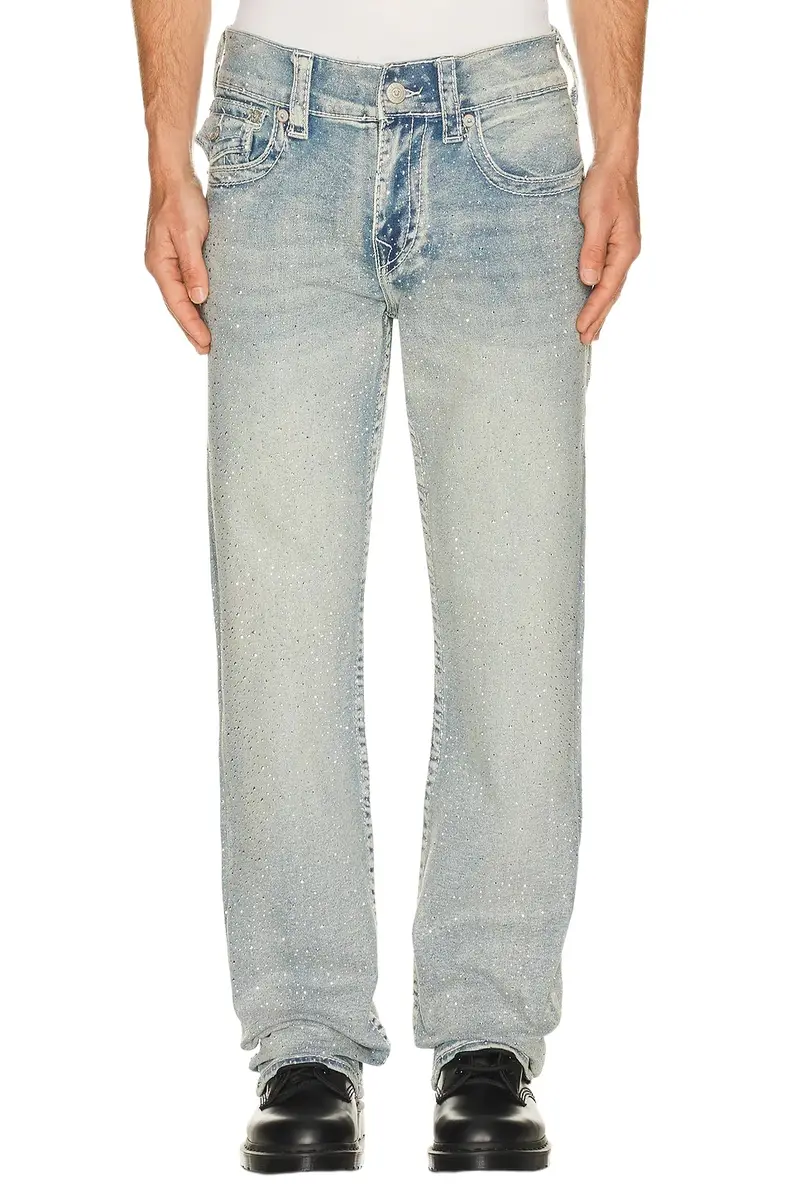 True Religion Billy Big T Flap Crystal Jeans