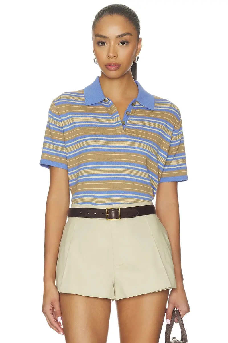 Short Sleeve Stripe Rugby Tee Short Sleeve Stripe Rugby Tee