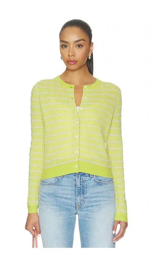 Guest In Residence Pebble Stripe Jane Cardigan | Thumbnail 2