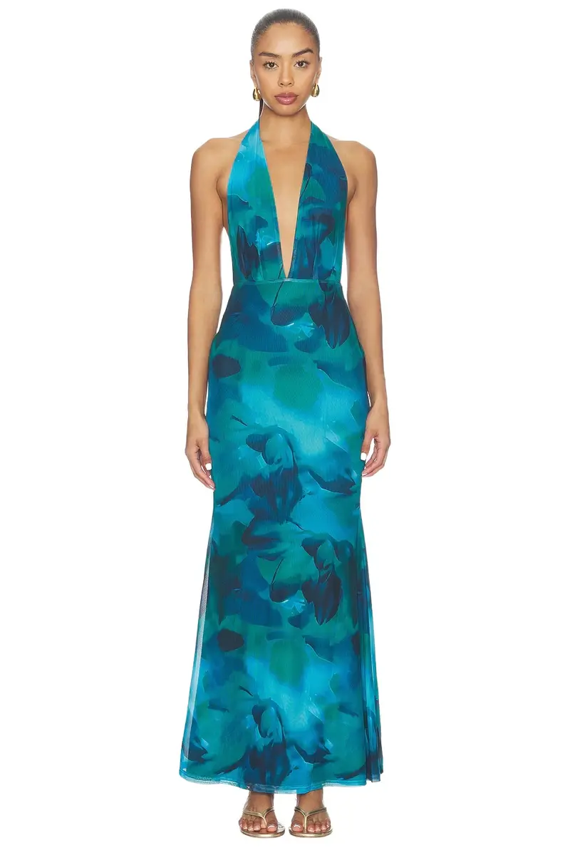 Lailah Halter Maxi Dress