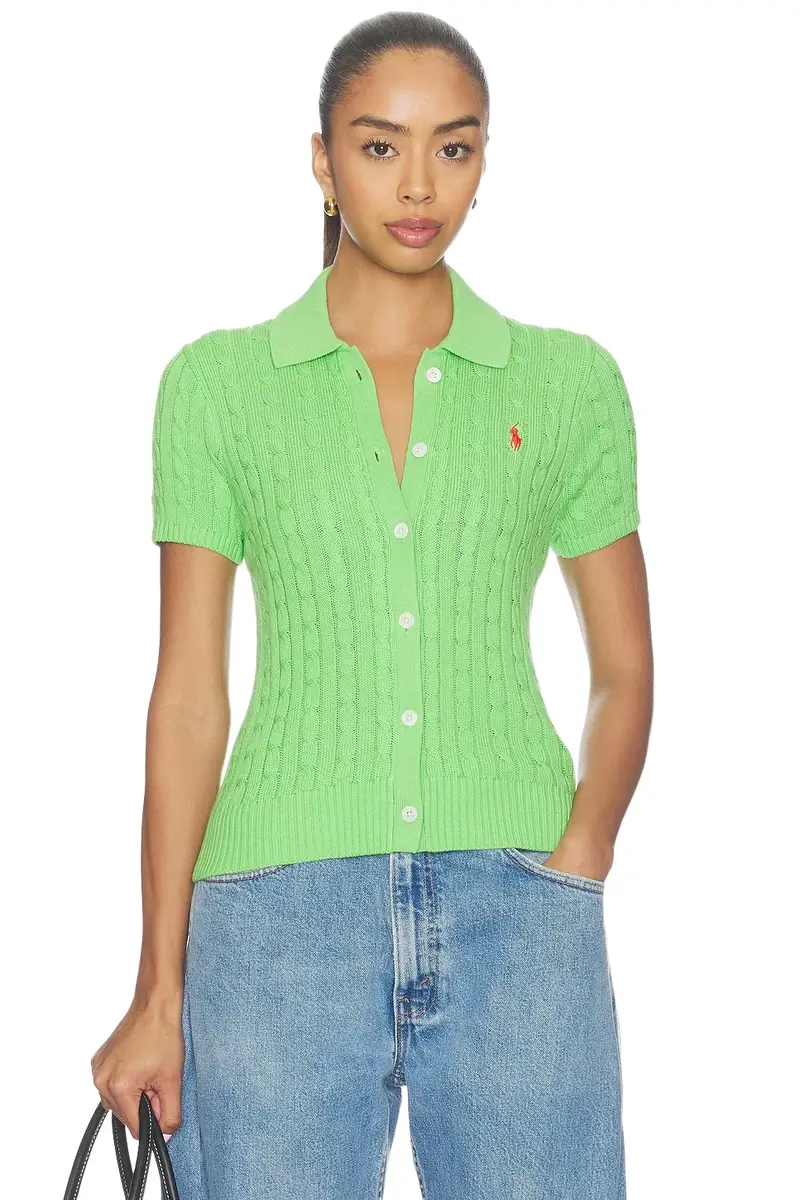 Cotton Short Sleeve Cardigan Cotton Short Sleeve Cardigan