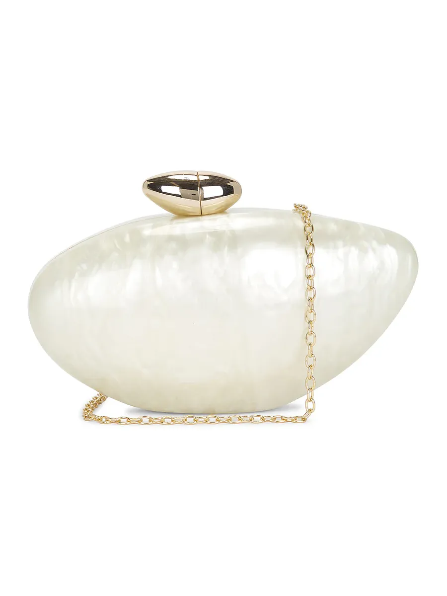 Marbled Acrylic Clutch