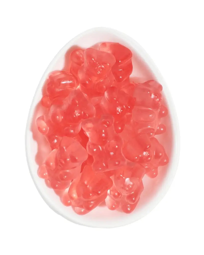 Sugarfina Strawberry Champagne Bears - Celebration Bottle | Image 1 Sugarfina Strawberry Champagne Bears - Celebration Bottle | Image 1