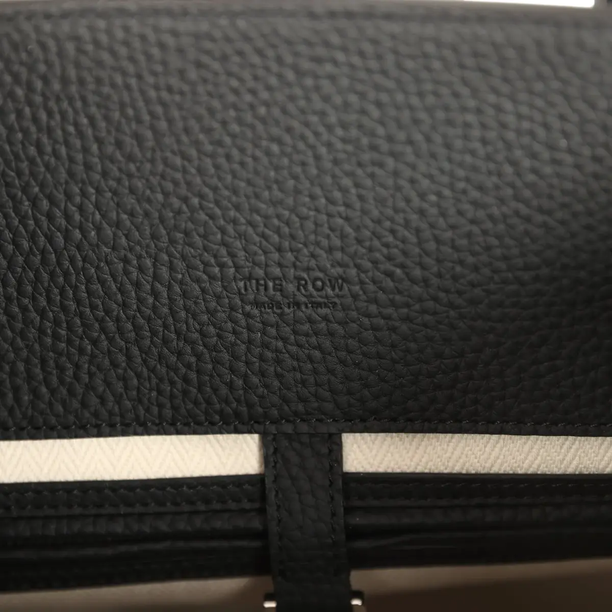 The Row The Row Soft Margaux 12 Bag Black Calfskin Silver Hardware | Thumbnail 11 The Row The Row Soft Margaux 12 Bag Black Calfskin Silver Hardware | Thumbnail 11
