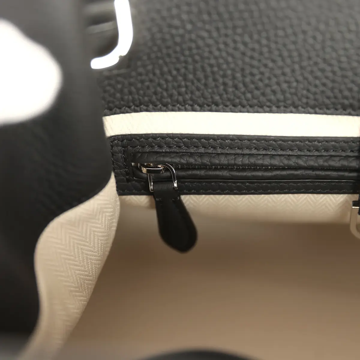 The Row The Row Soft Margaux 12 Bag Black Calfskin Silver Hardware | Thumbnail 12 The Row The Row Soft Margaux 12 Bag Black Calfskin Silver Hardware | Thumbnail 12