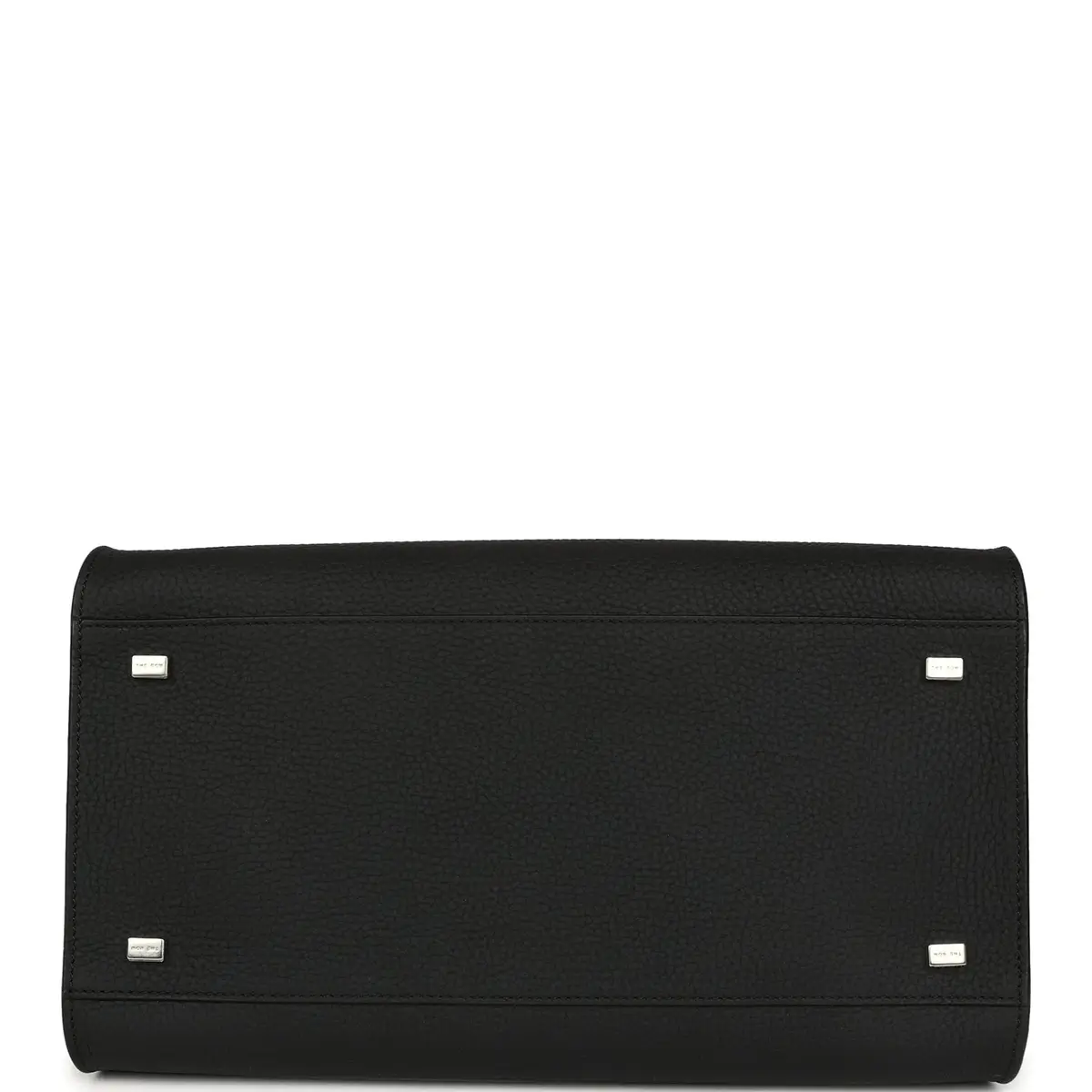 The Row The Row Soft Margaux 12 Bag Black Calfskin Silver Hardware | Thumbnail 6 The Row The Row Soft Margaux 12 Bag Black Calfskin Silver Hardware | Thumbnail 6