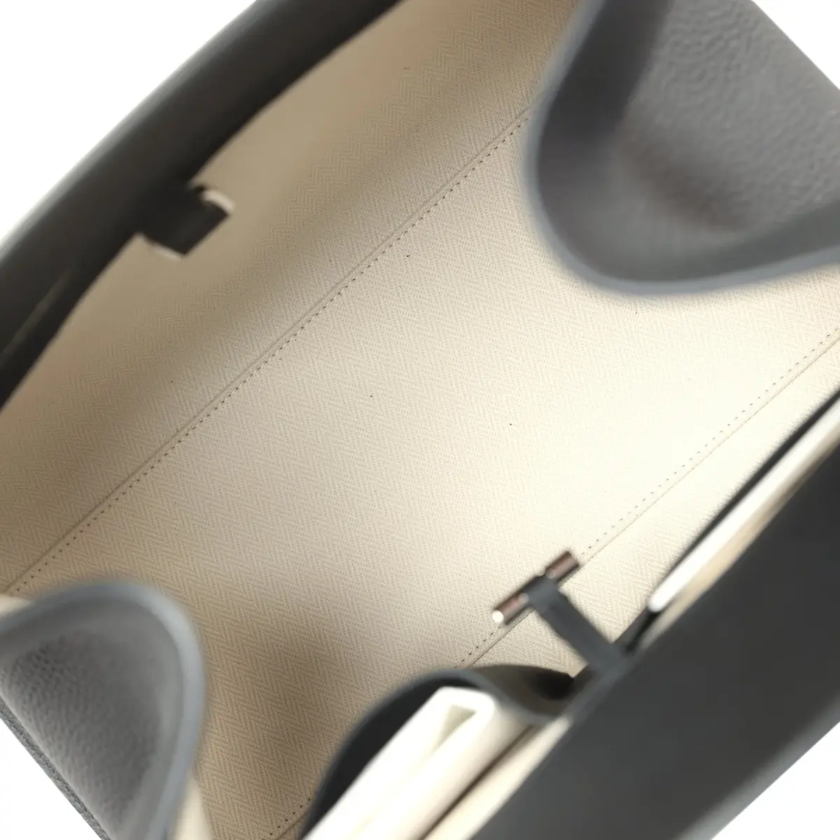 The Row The Row Soft Margaux 12 Bag Black Calfskin Silver Hardware | Thumbnail 8 The Row The Row Soft Margaux 12 Bag Black Calfskin Silver Hardware | Thumbnail 8