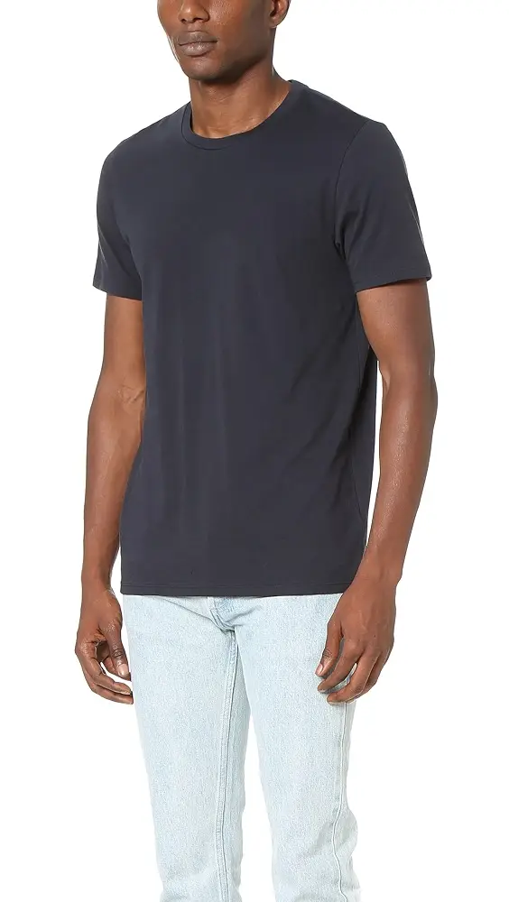 Vince Short Sleeve Pima Crew Neck Tee | Thumbnail 3