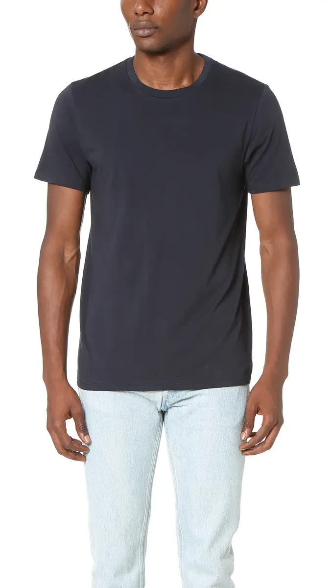Short Sleeve Pima Crew Neck Tee Short Sleeve Pima Crew Neck Tee