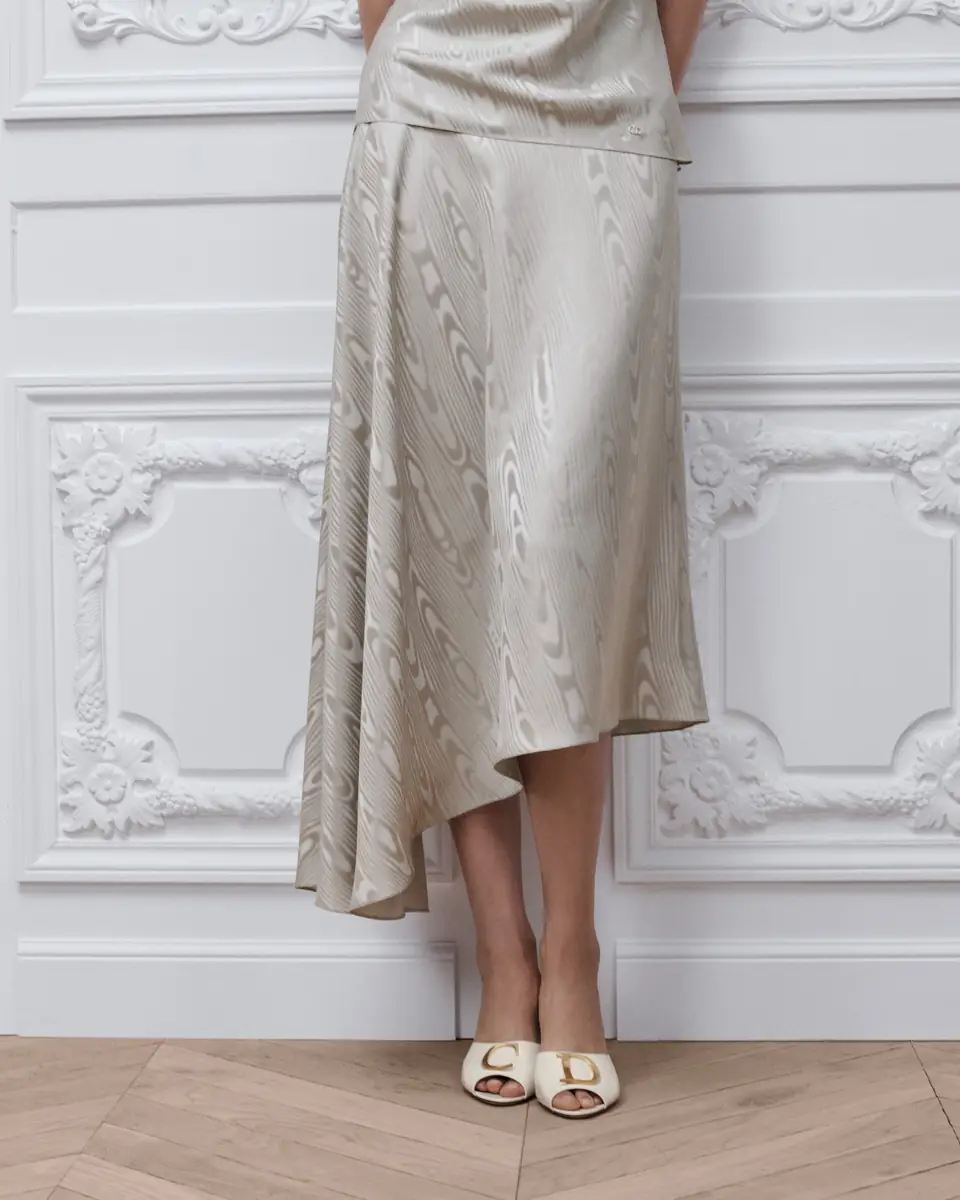 Dior Asymmetric Mid-Length Skirt | Thumbnail 3 Dior Asymmetric Mid-Length Skirt | Thumbnail 3